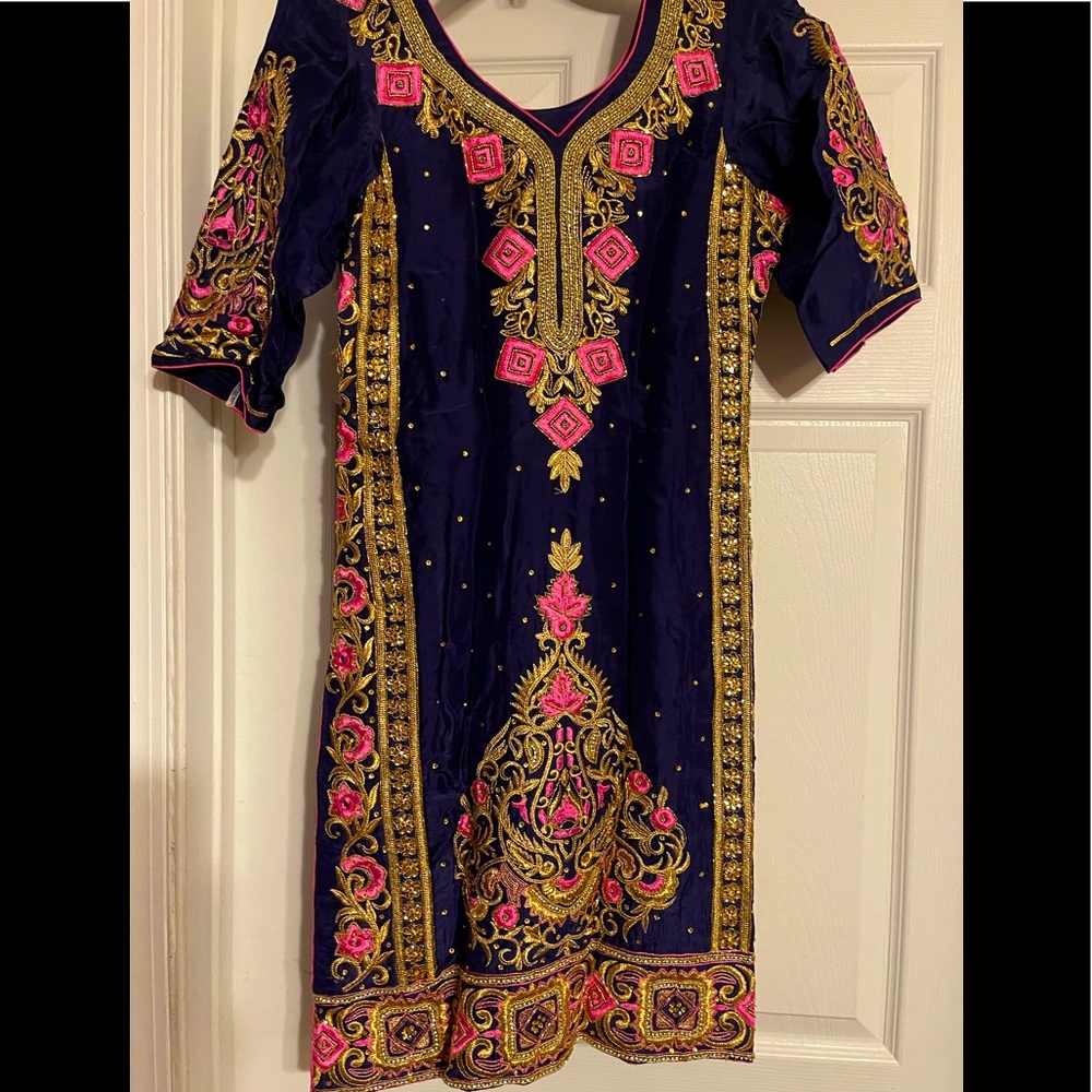 Silk suit patiala bottom